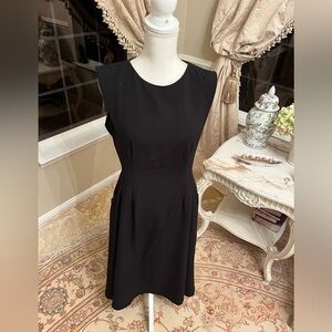 White House, Black market black midi dress size 8
